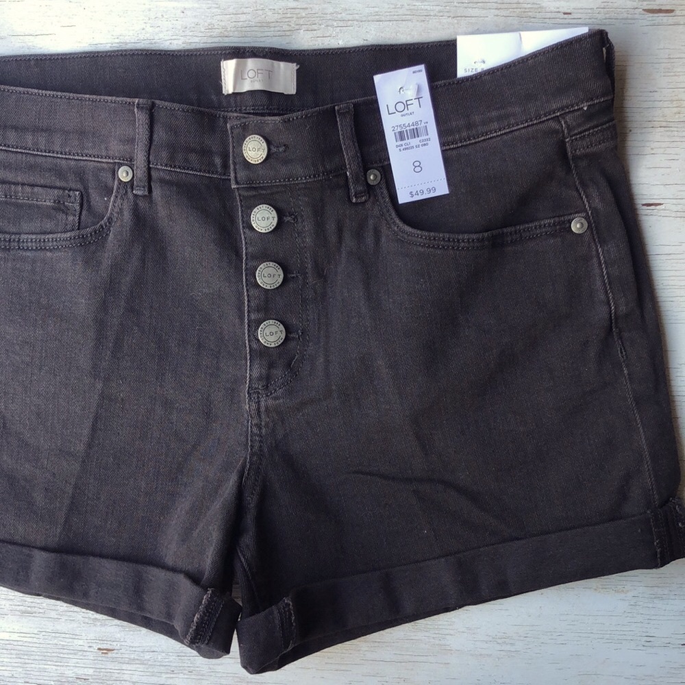 Loft Denim Roll shorts - Picture 1 of 5